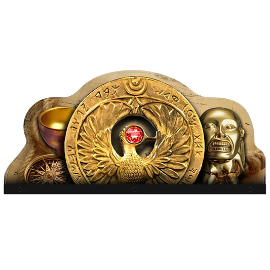 Indiana Jones 3D Acrylic LED Topper, Williams Pinball Topper FYLZGO Signs