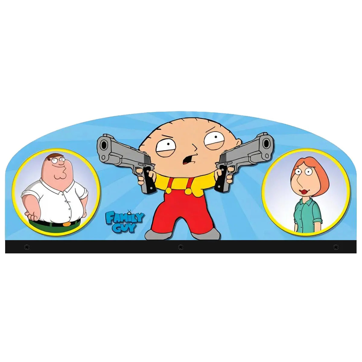 Family Guy 3D Acrylic LED Pinball Topper For Stern Pinball Machine, Pinball Topper FYLZGO Signs
