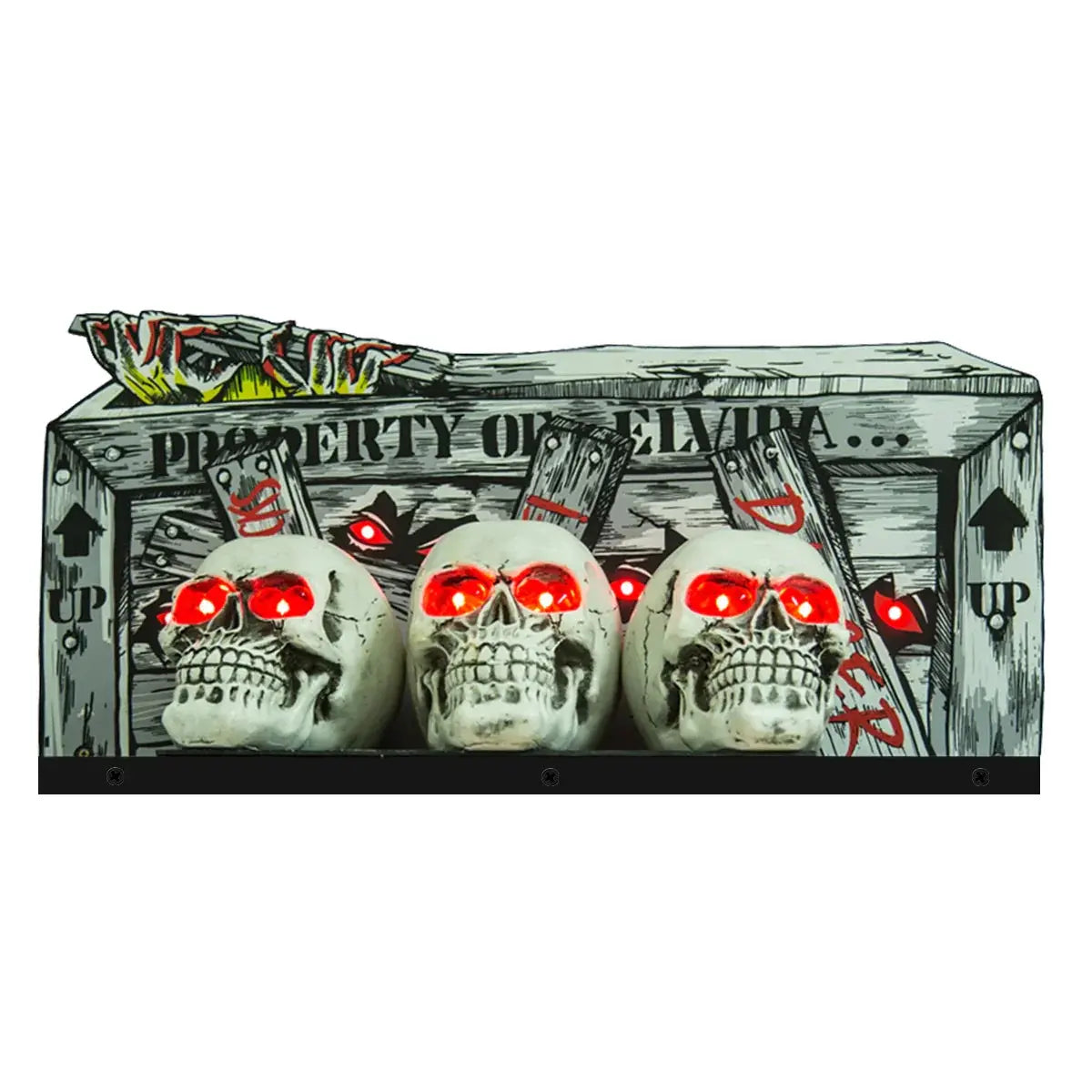 Scared Stiff Topper 3D Acrylic LED Topper, For Bally Pinball Mahine, Pinball Topper FYLZGO Signs