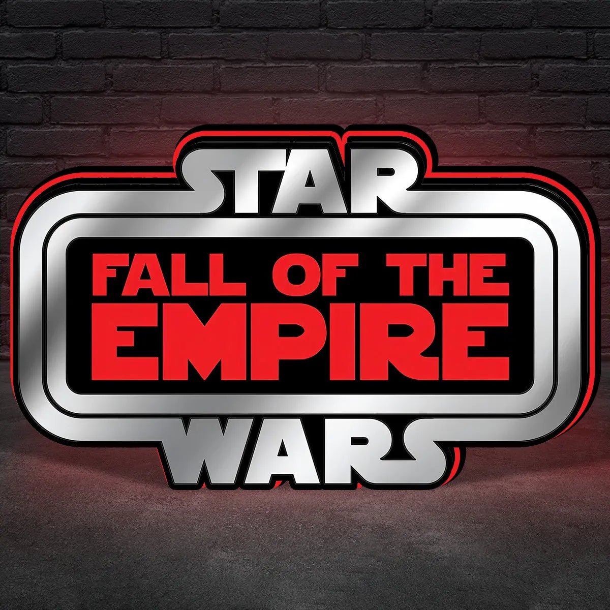 Star War Fall of Empire Logo Led lightbox for Pinball Machine, 3D Printed Lightbox USB Powered & Full Dimmable FYLZGO Signs