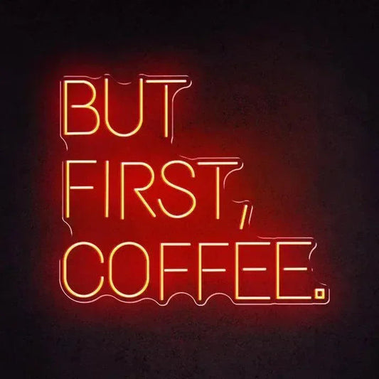 But First Coffee Business Neon Sign LED Sign Club