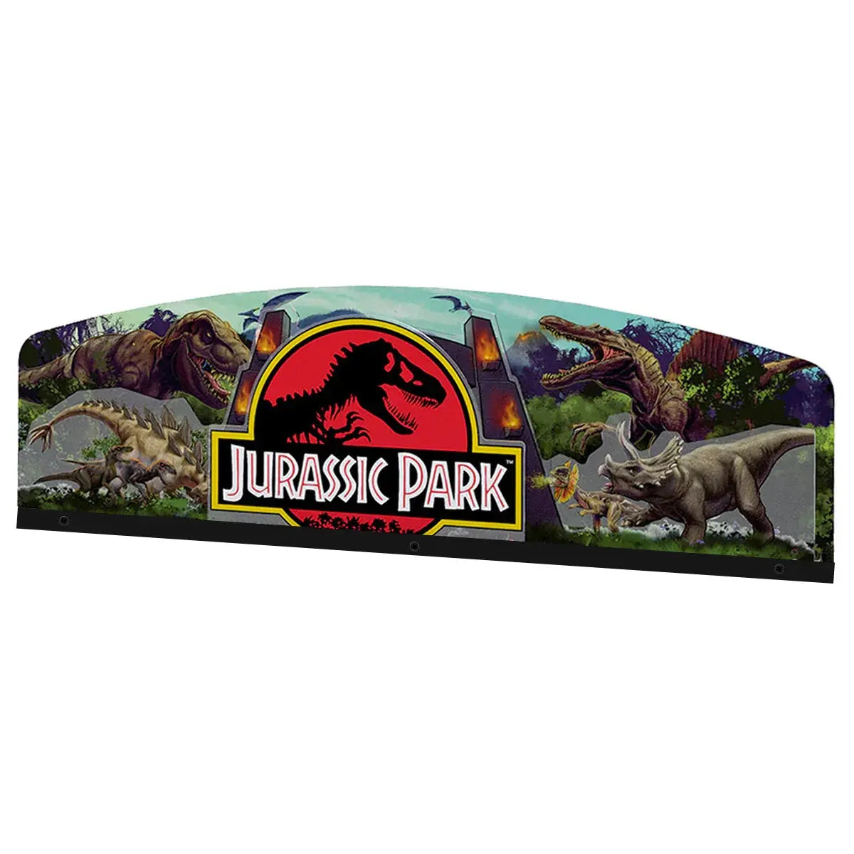 Jurassic Park Stern Pinball Topper 3D Acrylic LED Topper, For Stern Pinball Machine, Pinball Topper FYLZGO Signs