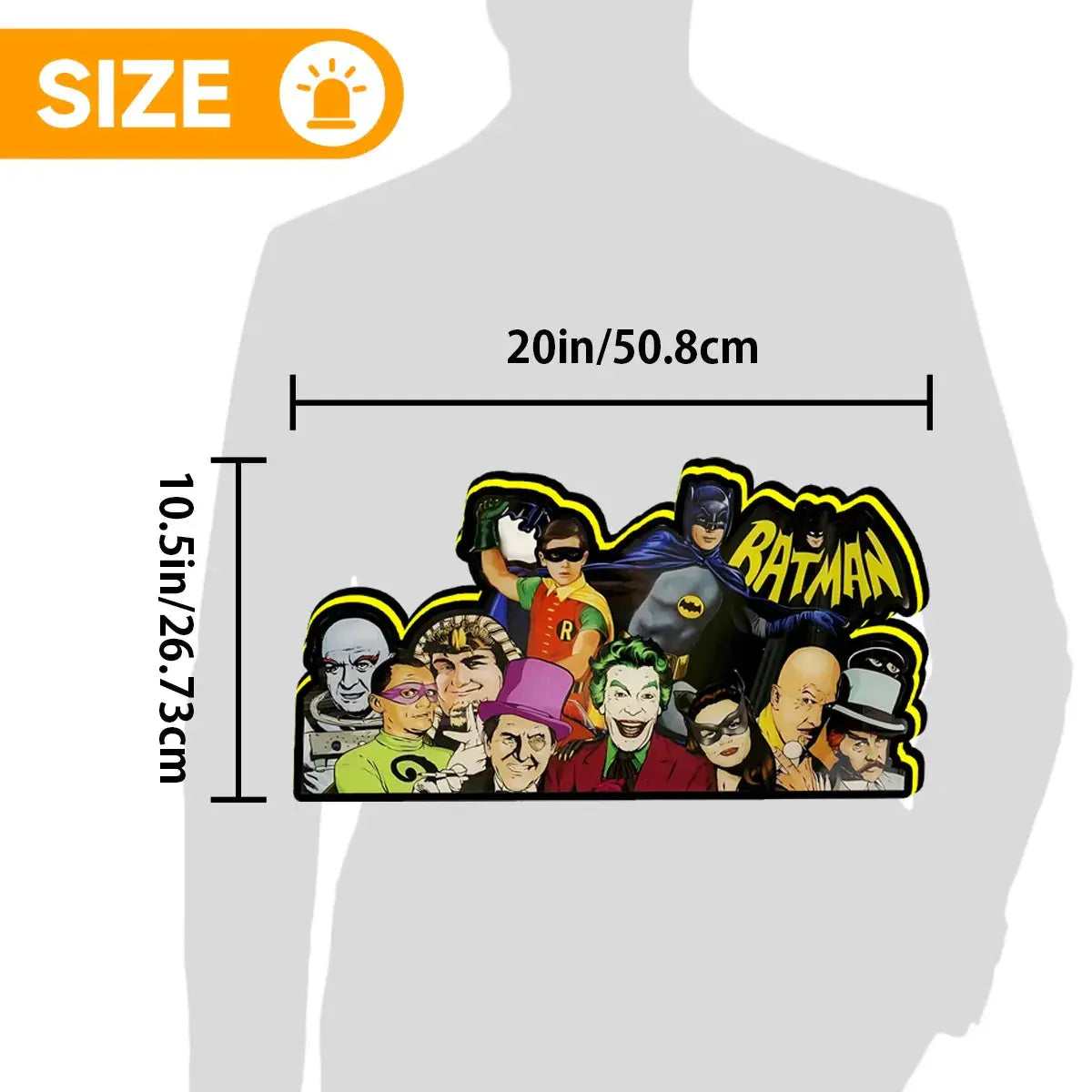 Batman Pinball Topper 3D Printed Lightbox, Arcade Pinball Machine Accessory for Pinball Arcade Machine Fans, USB Dimmeable FYLZGO Signs