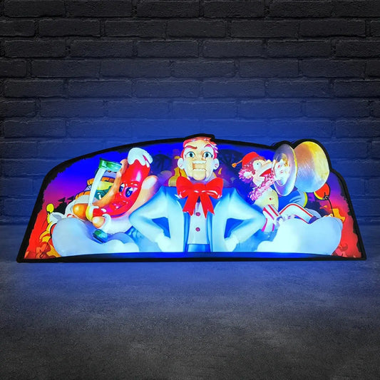 Funhouse 2.0 Pinball Topper LED Lightbox, 3D Printed Lightbox Rock Your Game FYLZGO Signs