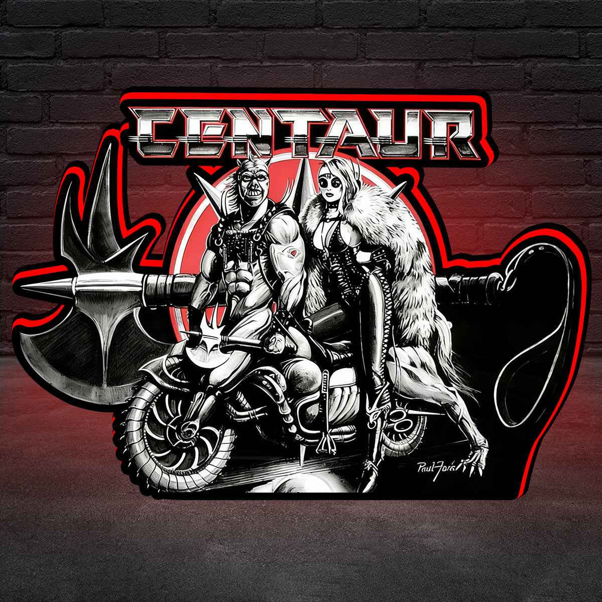 Centaur Pinball Topper for Pinball Machine, 3D Printed Lightbox USB Powered & Full Dimmable