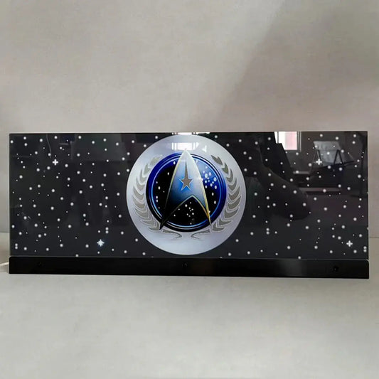 Star Trek Pinball Topper, Pinball topper 3D Acrylic LED Topper, for Bally Pinball Machine, Pinball Topper FYLZGO Signs