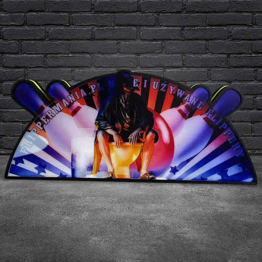 The Big Lebowski Pinball Topper Led lightbox for Pinball Machine, 3D Printed Lightbox USB Powered & Full Dimmable FYLZGO Signs