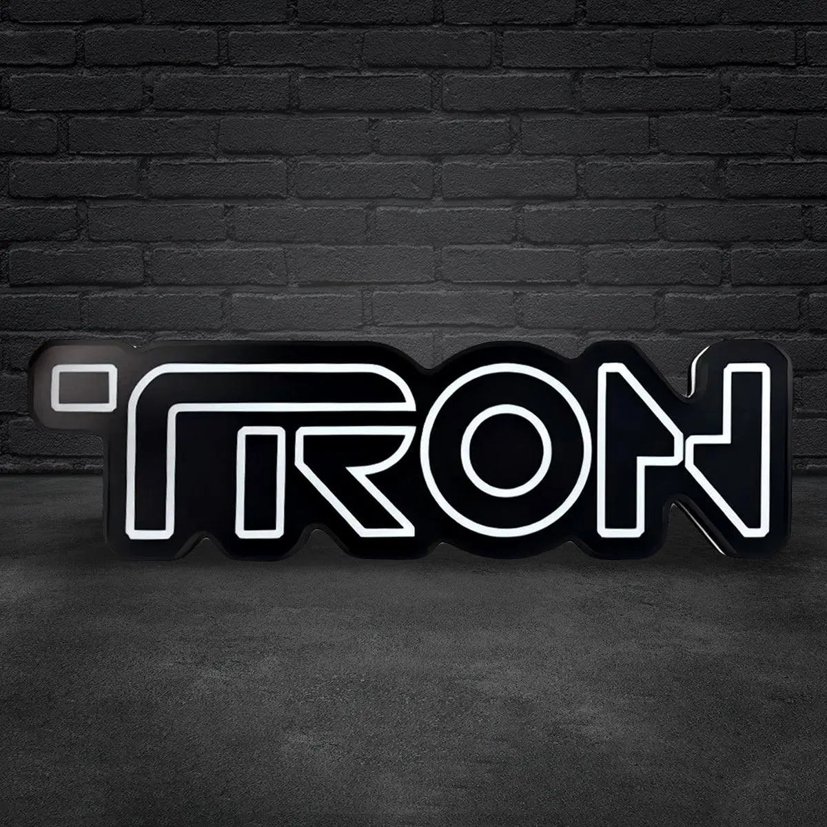 TRON Legacy style 3D Printed RGB LED illuminated wall sign FYLZGO Signs