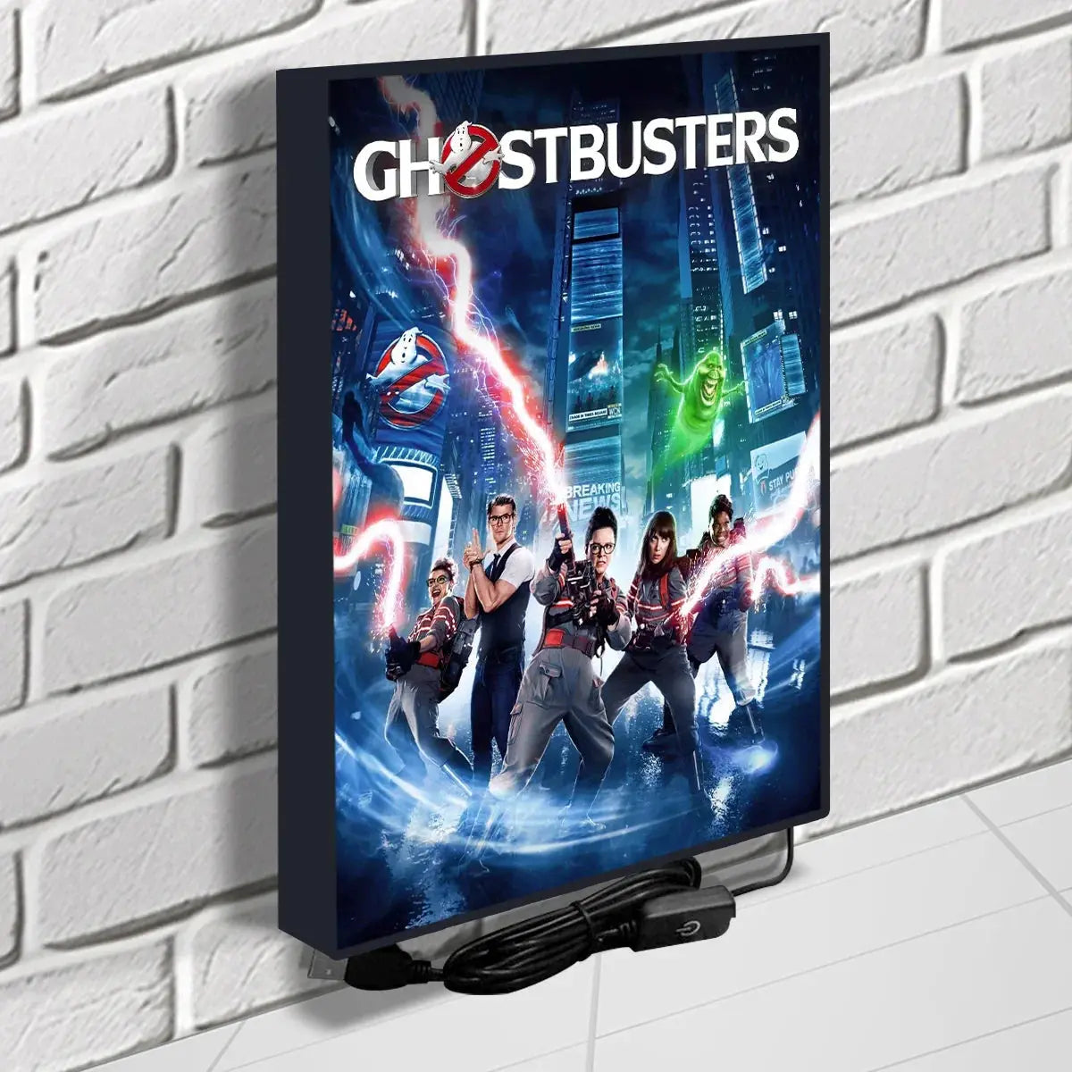 Ghostbusters: Answer the Call Movie Poster LED Light Box (LED Light Box), Ghostbusters 3D Lightbox FYLZGO Signs