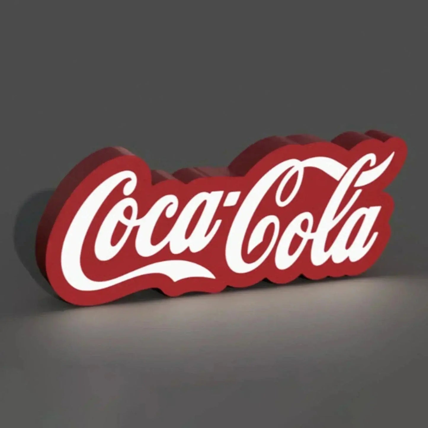 Coca Cola inspired - LED LightBox Lamp / Sign FYLZGO Signs