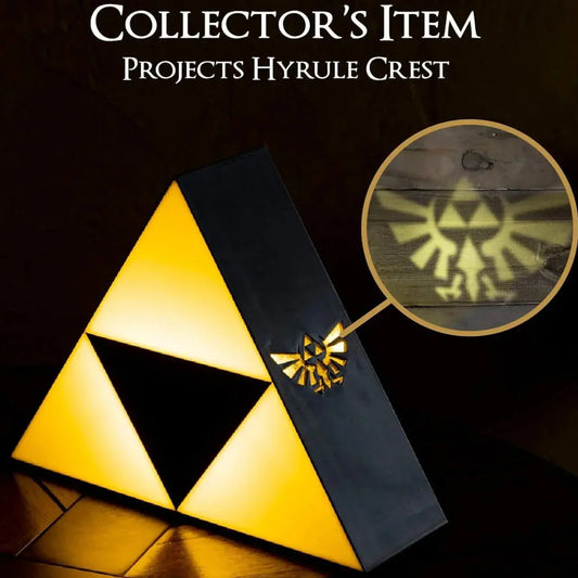 The Legend of Zelda Triforce Night Light, Nintendo Decorative Mood Lamp for Office or Bedroom Decor, Novelty Gift for Zelda Gamers FYLZGO Signs