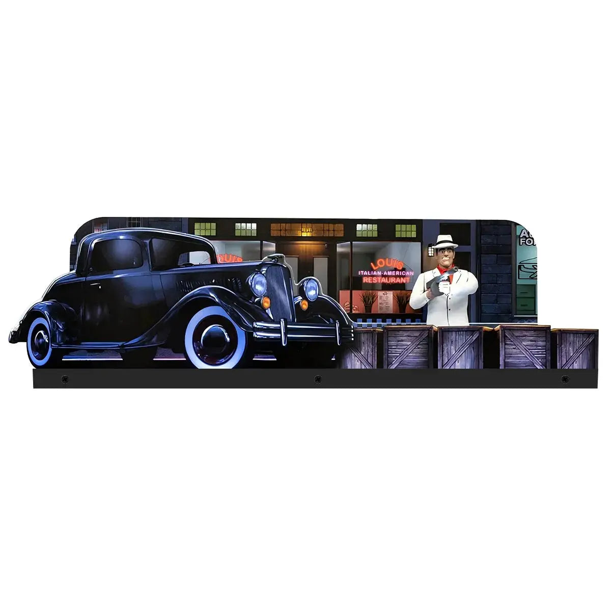 The Godfather Pinball Topper 3D Acrylic LED Topper Limited Edition, For The Jersey Jack Pinball Machine, Pinball Topper FYLZGO Signs