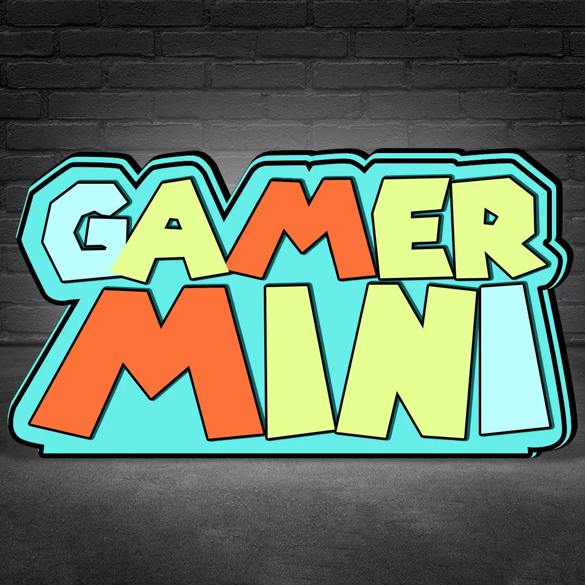 Game Mini Logo 3D Pinted Lightbox for Claw Machine, for mini claw machine Topper FYLZGO Signs