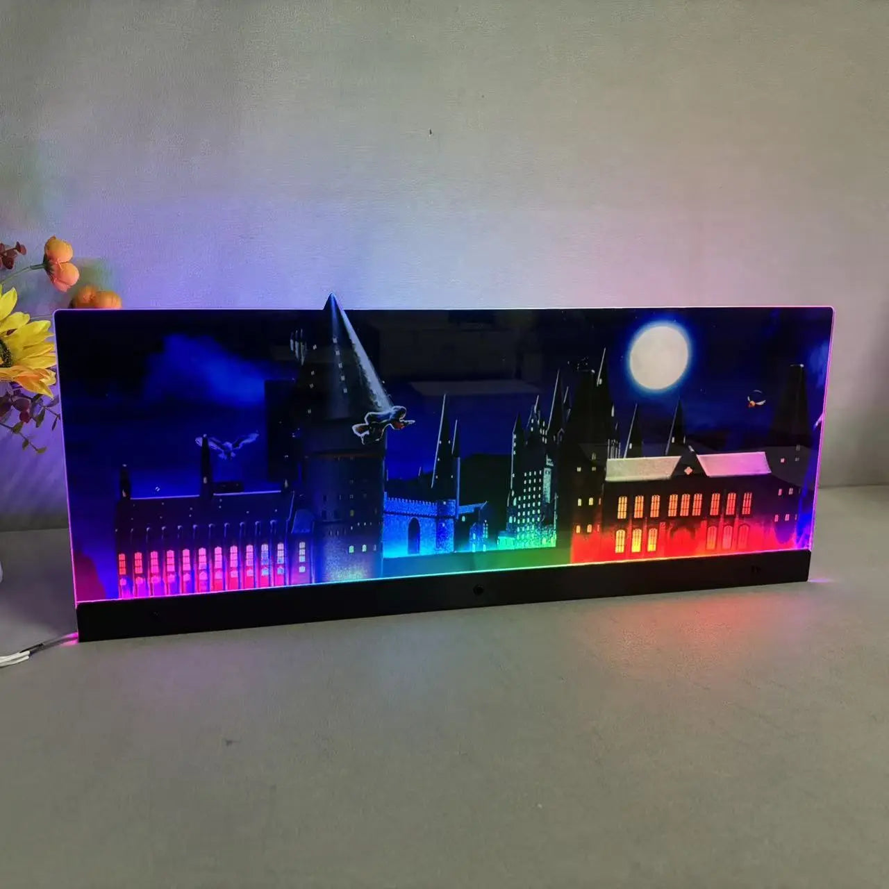Harry Potter Pinball Topper 3D Acrylic LED Topper, For Jersey Jack JJP Pinball Machine, Pinball Topper FYLZGO Signs