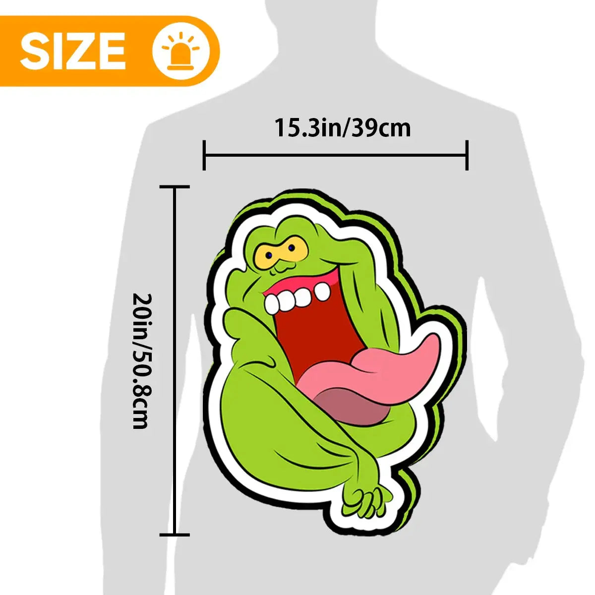 Ghostbusters Slimer 3D Lightbox USB Powered with Dimming Control Perfect Decor FYLZGO Signs