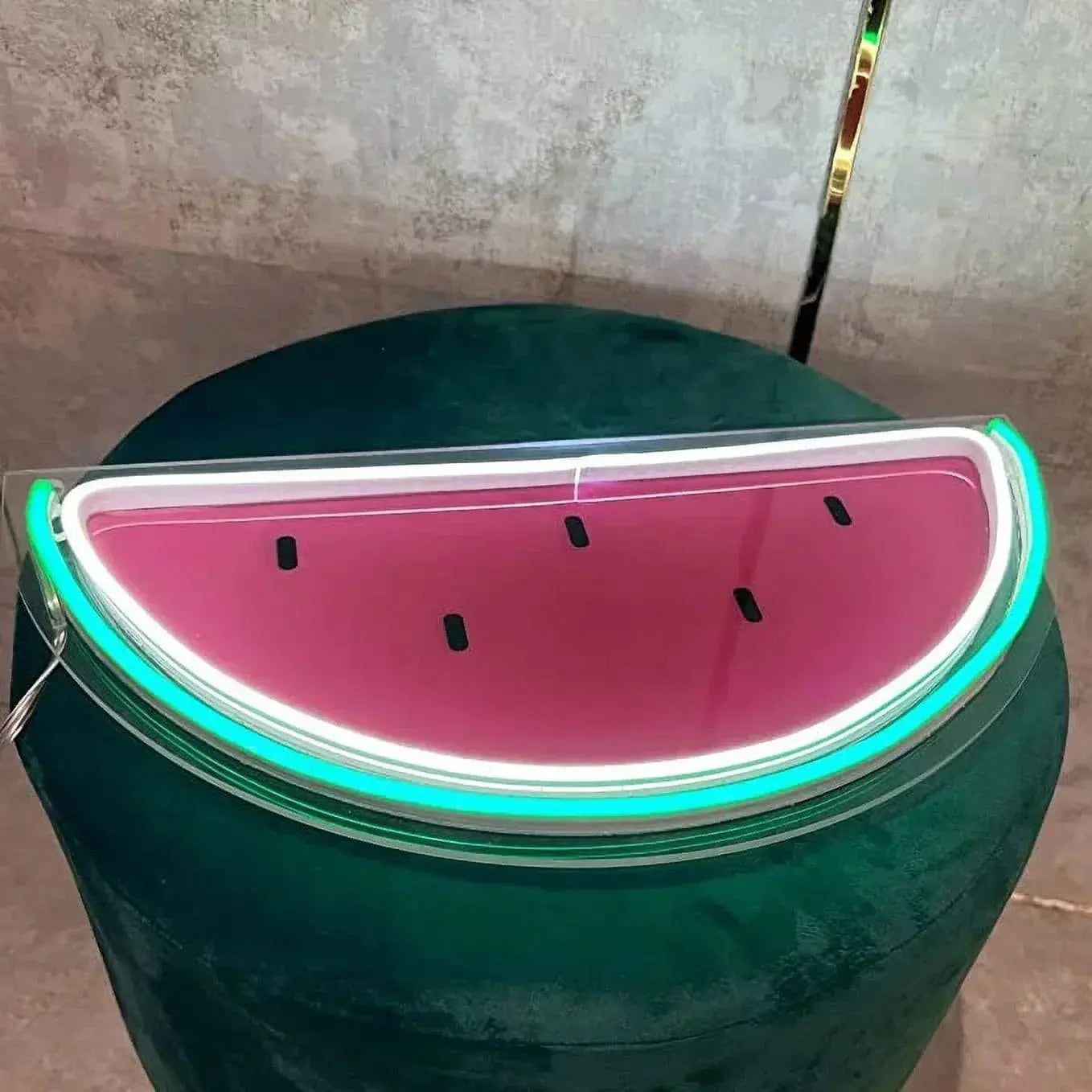 Watermelon Neon Sign, UV Printed 13 x 14 Inches Fruit Neon Aesthetic Decorations for Home, Juices Bar ,Nursery, Parties FYLZGO Signs