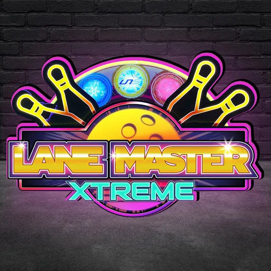 Lane Master Topper 3D Pinted Lightbox for Bowling Arcade Game Machine, Bowling Arcade Game machine Topper FYLZGO Signs