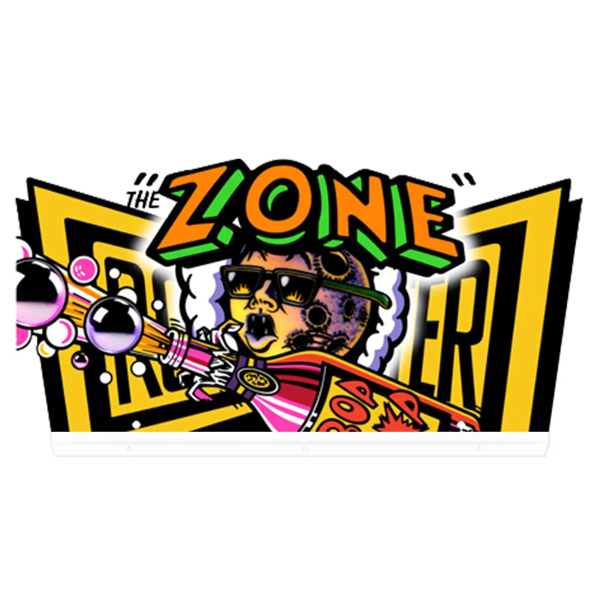 Party Zone Topper 3D Acrylic RGB LED Topper, For Pinball Game Room Decor, Mans Cave Decor FYLZGO Signs