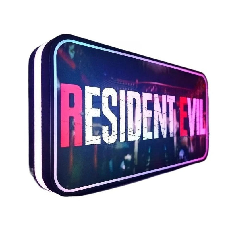 LED Lamp for Decoration | Lightbox Streamer | RGB Configuration | Custom pieces for streaming | Resident evil FYLZGO