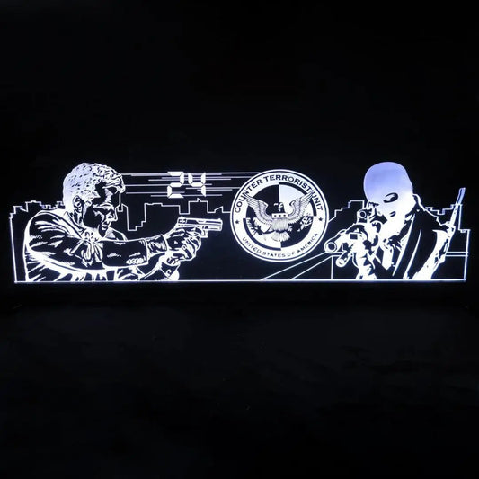 24 Pinball Topper 3D Acrylic RGB LED Topper, for Pinball Machine, Pinball Topper FYLZGO Signs