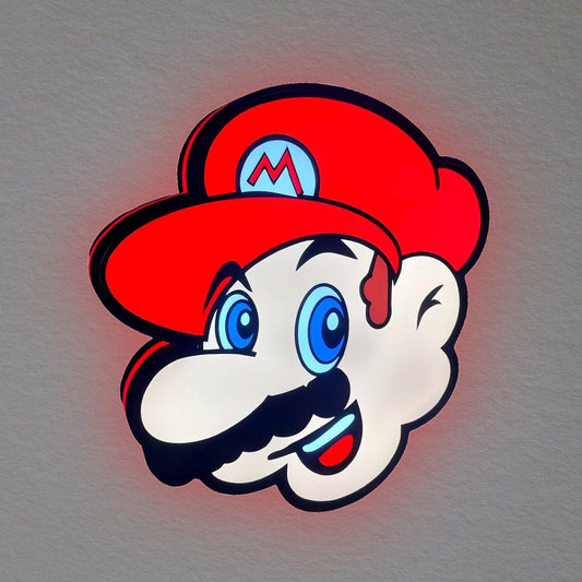 Custom Neon Super Mushroom LED Lightbox SVG Teenager Kids Gift Decor Night Light FYLZGO Signs