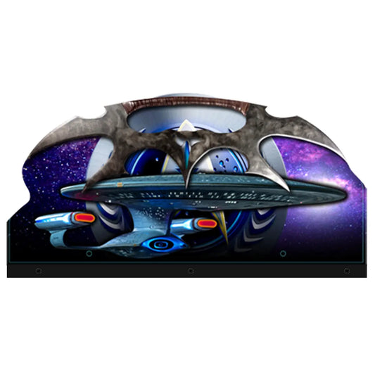 Star Trek Next Generation Topper 3D Acrylic LED RGB Topper, For Stern Pinball Machine, Pinball Topper FYLZGO Signs