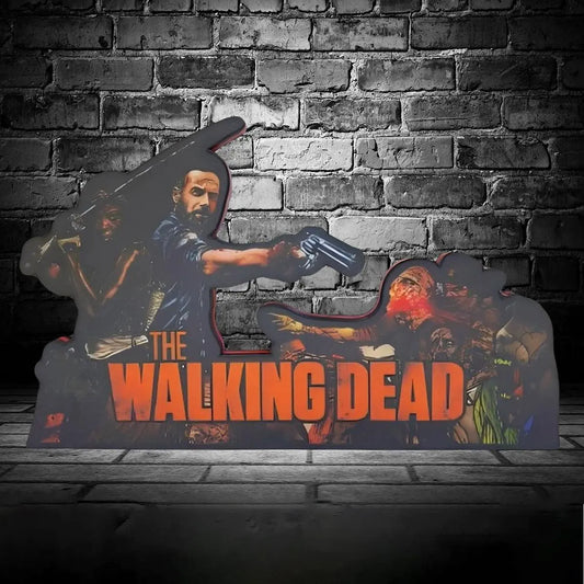 Walking Dead Pinball Topper LED Light Box, for Walking Dead Pinball Arcade Game fans, Pinball Arcade Decor FYLZGO Signs