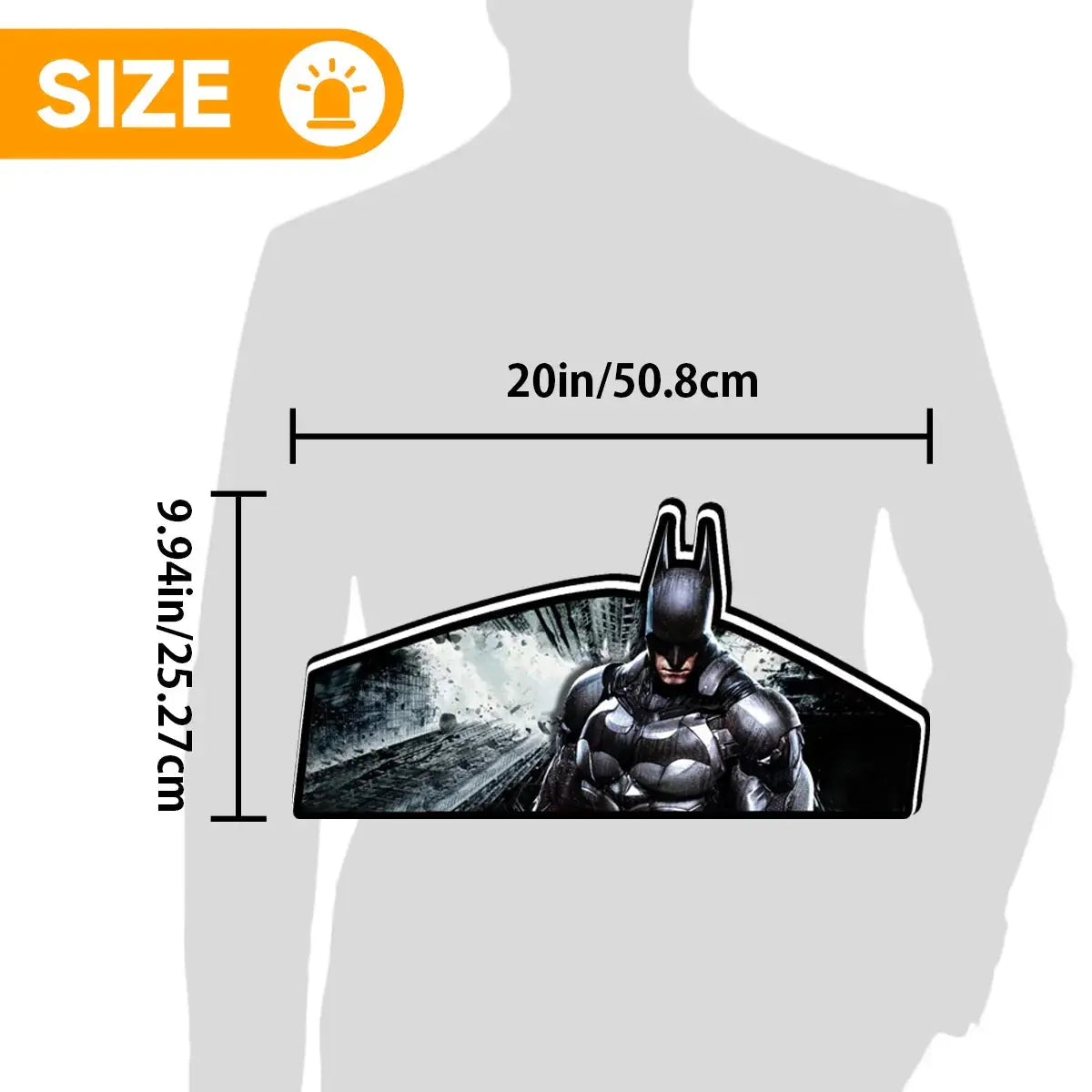 Batman Dark Knight Pinball Topper, 3D Printed Lightbox Powered by USB Band Dimm Wall Art Decor Man's Cave FYLZGO Signs