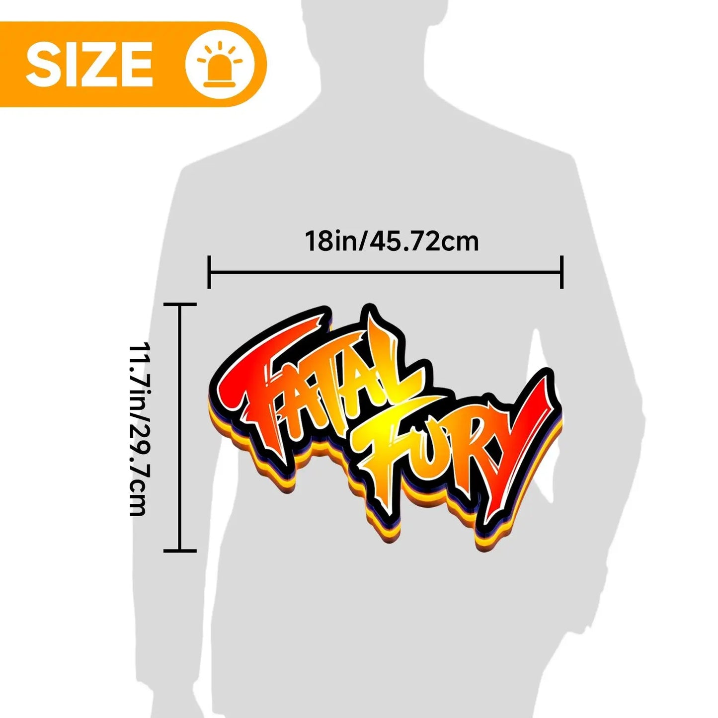 Garō Densetsu Fatal Fury 3D Printed LED Lightbox for Gaming Room Decor FYLZGO Signs