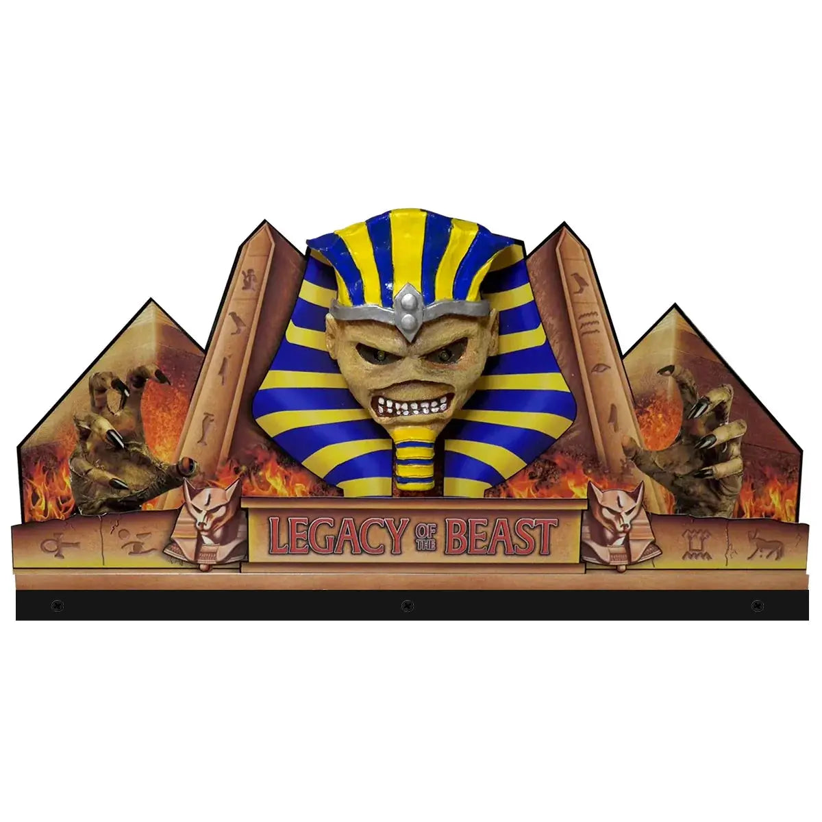 Iron Maiden: Legacy of the Beast Topper 3D Acrylic LED Topper, For Pinball Mahine, Pinball Topper FYLZGO Signs