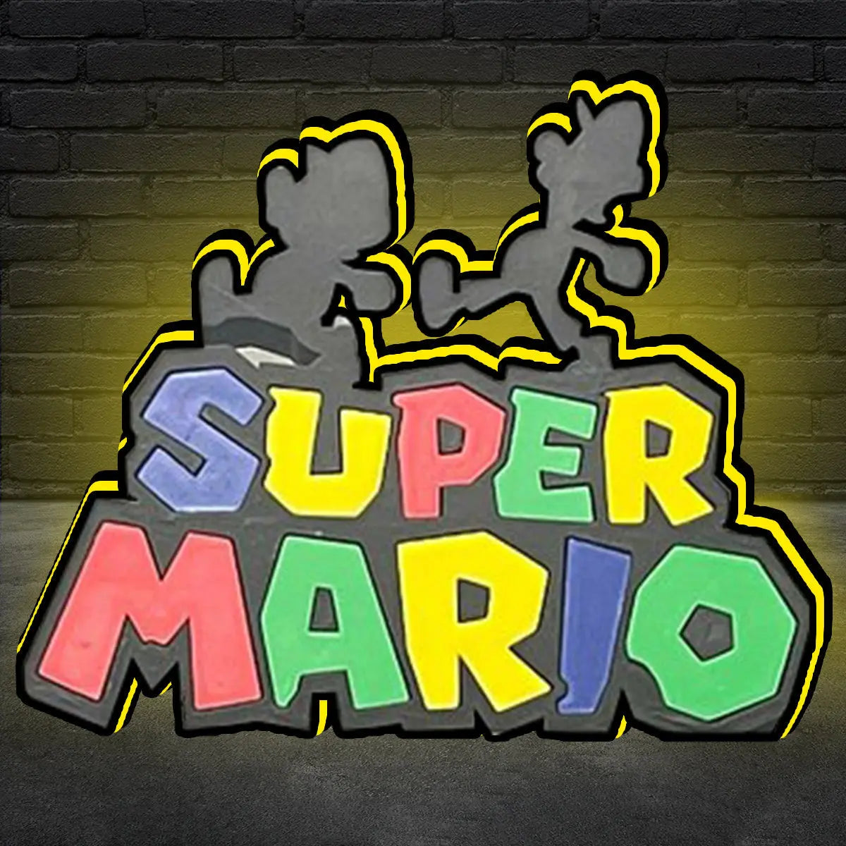 Super Mario Arcade Game 3D LED Light Box, for Arcade Game fans, Arcade Game Room Decor FYLZGO Signs