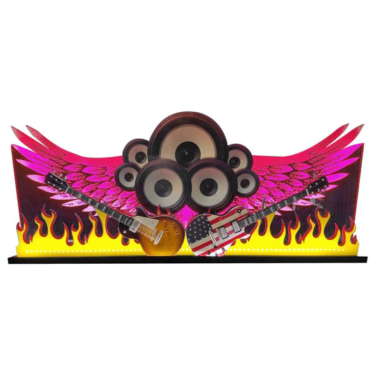 Aeromsith Pinball Acrylic LED Topper, for Pinball Machine, Pinball Topper FYLZGO Signs