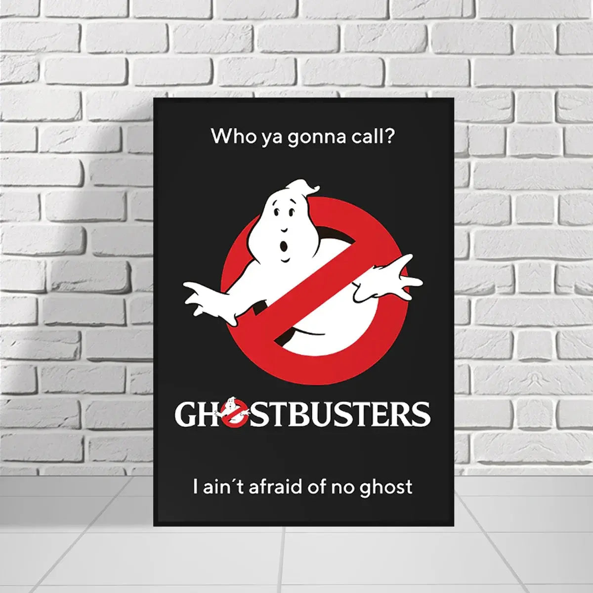 Ghostbusters Movie Poster LED Lightbox,Ghostbusters 3D Lightbox, I Aint Afraid of No Ghost lightbox Dimmable & USB FYLZGO Signs