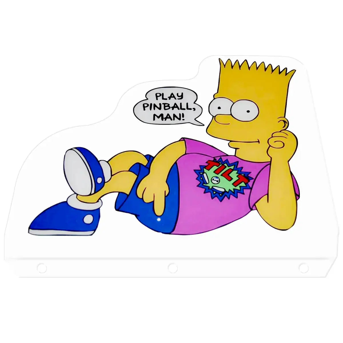 Simpson Pinball Topper Acrylic RGB LED Topper, for Pinball Machine, Pinball Topper FYLZGO Signs