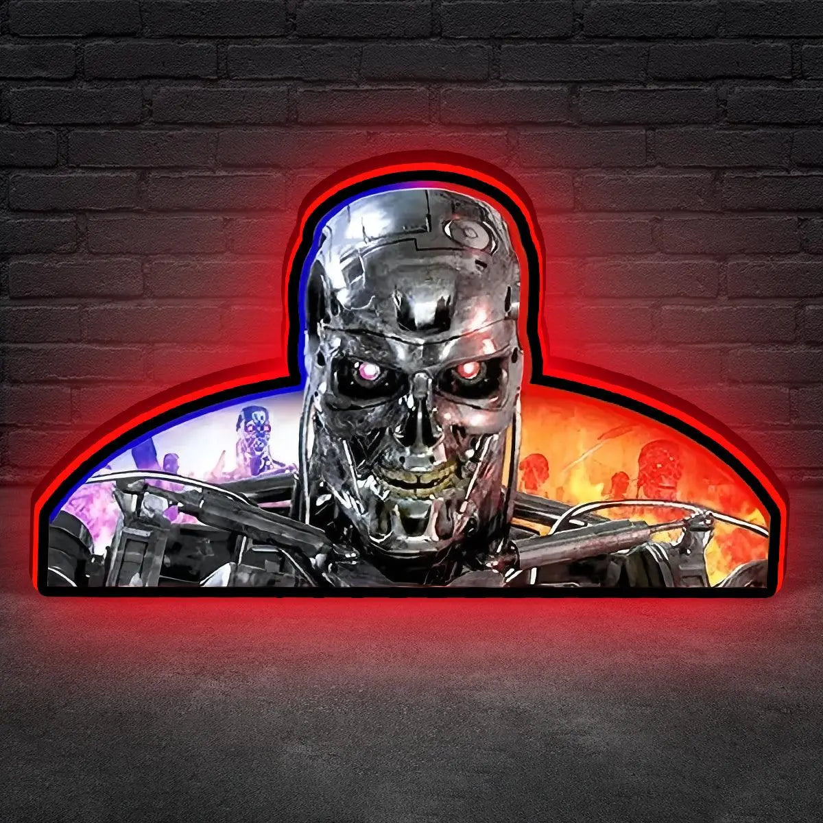 Terminator Pinball Topper LED Lightbox, Arcade1Up's 3D Printed Lightbox Rock Your Game FYLZGO Signs