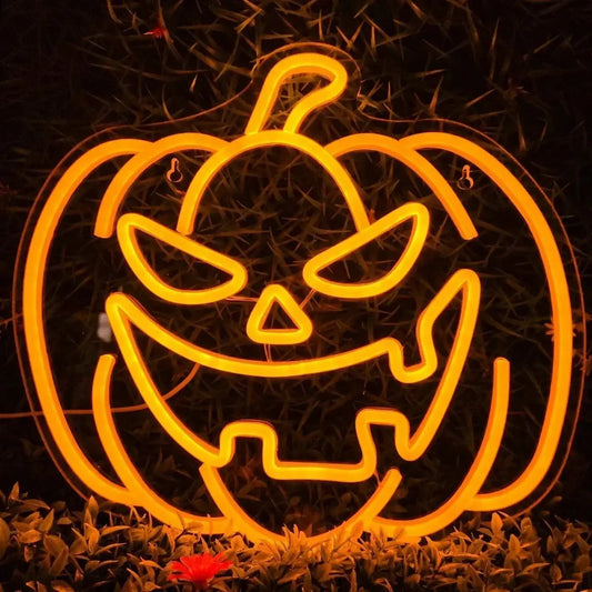 Halloween Neon Sign Halloween Party Decorations Funky Neon Sign Halloween LED Light Halloween Neon Sign Spooky Wall Decoration FYLZGO Signs