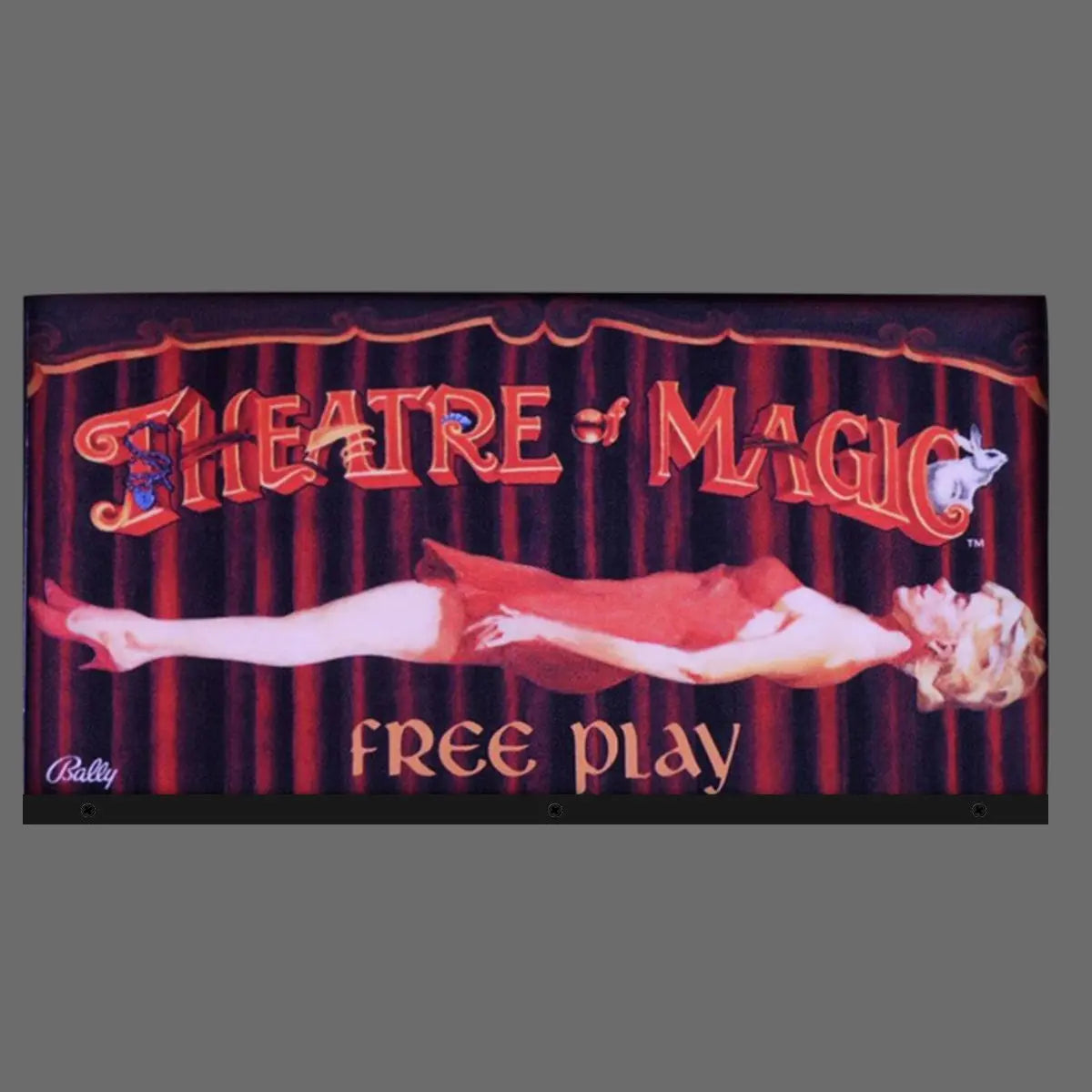 Theatre of Magic pinball topper 3D Acrylic LED Topper, Williams Pinball Topper, for Pinball Machine, Pinball Topper FYLZGO Signs