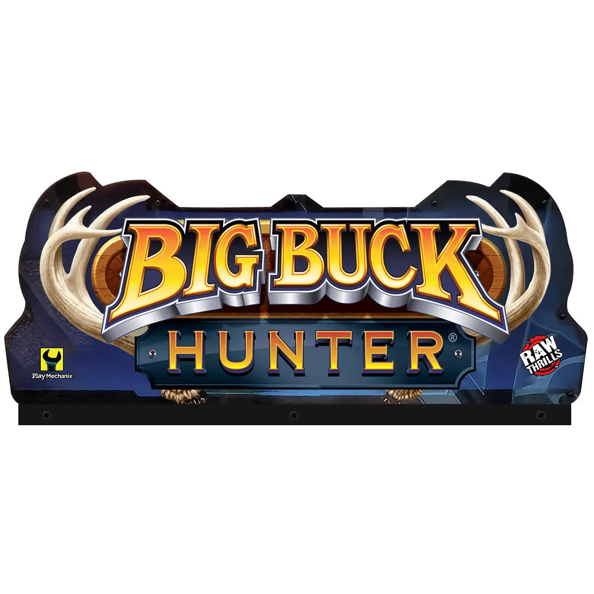 Big Buck Hunter Topper Arcade 3D Acrylic LED Topper, For Arcade Game Art Repro Video Game Machine, Arcade Topper FYLZGO Signs