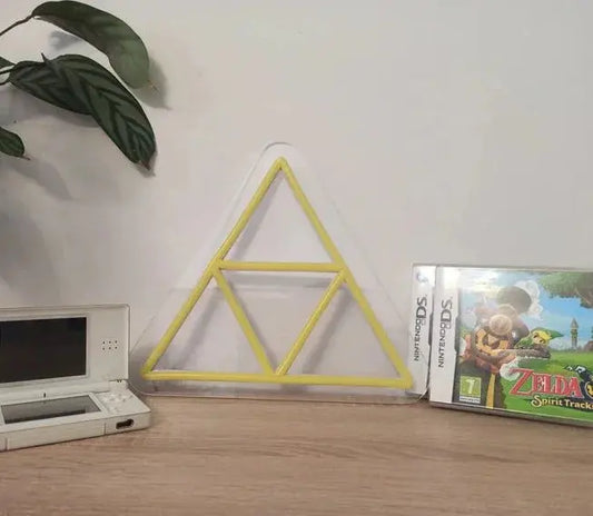 Gaming Triforce Neon fanmade - Video game Triforce Neon Sign handmade in France - Wallart led Light - Trendy neon - dimming control included FYLZGO Signs