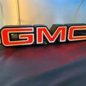 GMC Car Logo Car LED LightBox Sign / Lamp FYLZGO Signs