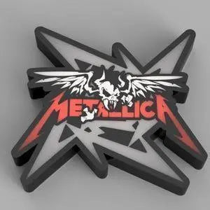 Lamp - Metallica - LED - sign - Light Box - Personalized - rock - rock and roll - Lighting - Metal - Heavy Metal FYLZGO Signs