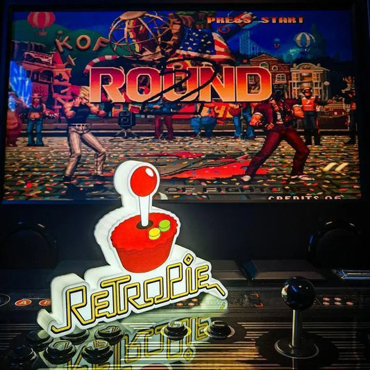 Retropie Arcade Sign for Arcade Cabinet and Gaming Room Decor, Look Great with Arcade1up, Bartop Arcade, Man cave Lights FYLZGO Signs