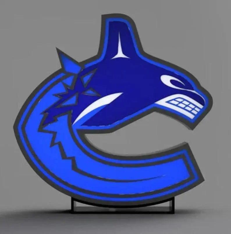Vancouver Canucks - NHL - LED Lightbox Sign/Lamp FYLZGO Signs