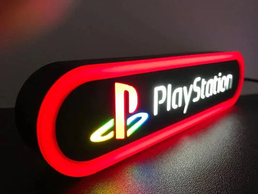 PlayStation 3d Printed Led Sign FYLZGO Signs