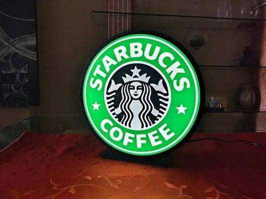 Starbucks Coffee Inspired Lightbox LED Lamp FYLZGO Signs