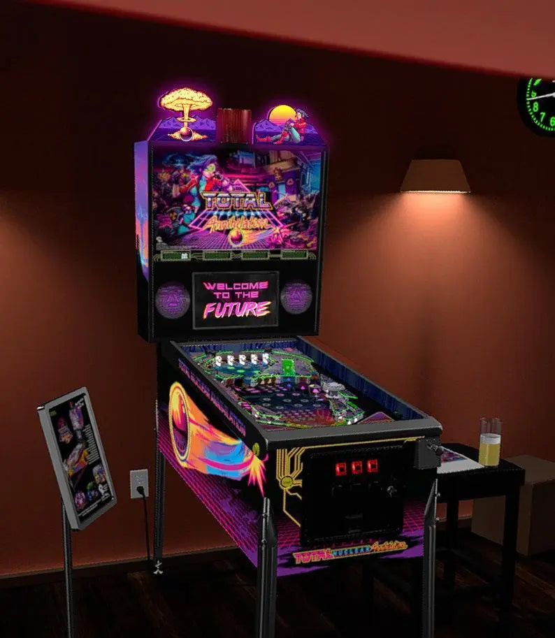Total nuclear annihilation Pinball Topper (2pcs) LED - USB - Dimmeable, video game machine topper, pinball machine Accessories FYLZGO Signs