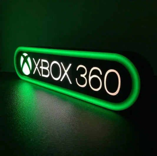 Xbox 360 3d Printed Led Sign FYLZGO Signs
