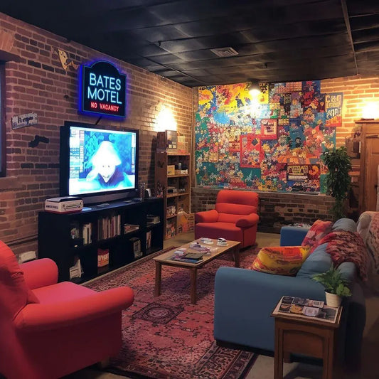 Bates Motel 3D Printed LED Lightbox Illuminate Your Space with Iconic Charm FYLZGO Signs