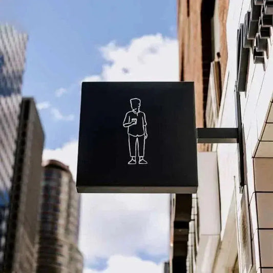 Custom Square Advertising Metal Light Box Sign Outdoor Illuminated Signage FYLZGO Signs