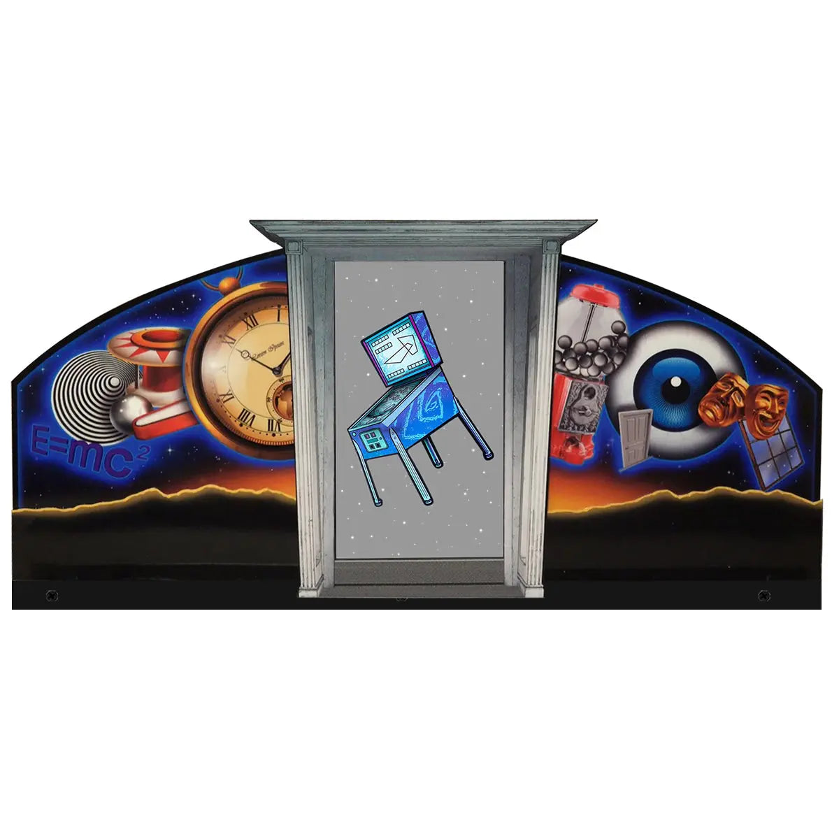 Twilight Zone Pinball topper 3D Acrylic LED Topper, for Williams Pinball Machine, Pinball Topper FYLZGO Signs